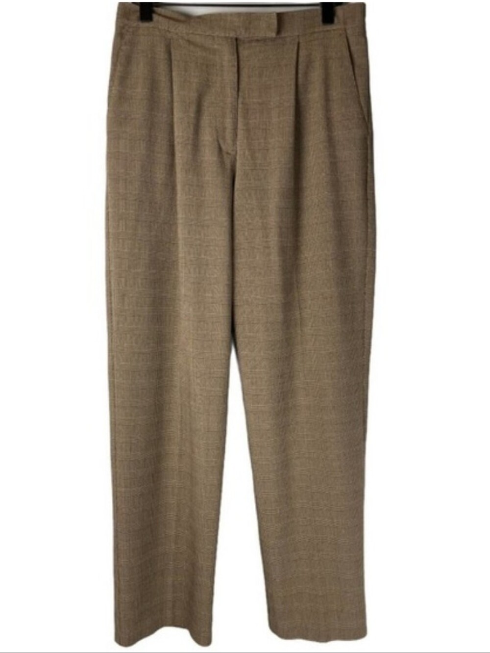 Vintage Liz Claiborne Plaid High Rise Pleated Tapered Leg Trousers Pants Size 10